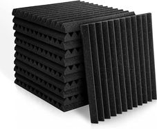 NEW SALE | 12 Pack Set Acoustic Panels, 1" X 12" X 12" Acoustic Foam Panels, Studio Wedge Tiles