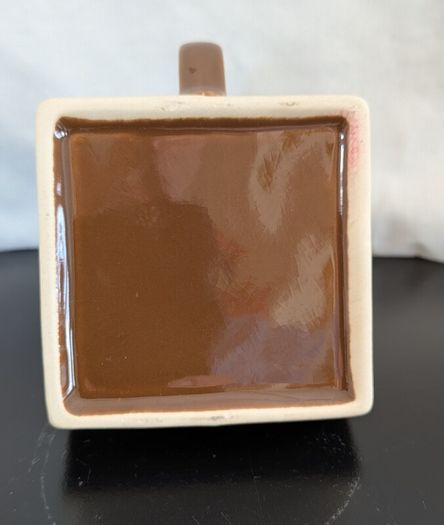 Cadbury Ceramic Advertising Pot Brown Glazed Vintage