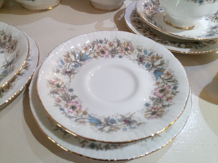 Vintage 21 pieces Tea Set Paragon Meadowvale Bone China