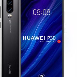 Huawei P30 128GB Dual SIM Unlocked Android Smartphone Black/ Excellent