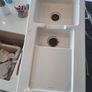 Ceramic sink (double )Read description , insert sink with drainage Image 2