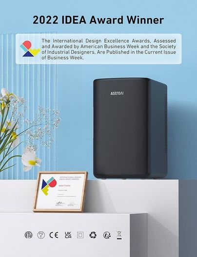 FREE P&P Mini Fridge 6 Litre / 8 Can | Cooler and Warmer | AC/DC | Small Fridge for Bedrooms, Car, Drinks, Beauty, Skincare, Travel