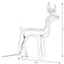 Affordable Reindeer with LED Bulbs for Christmas Decoration Image 6