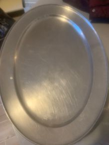 3 x Metal Serving Platters