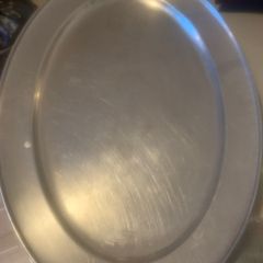 3 x Metal Serving Platters