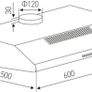 Extractor Hood  60cm  Brand New Image 6