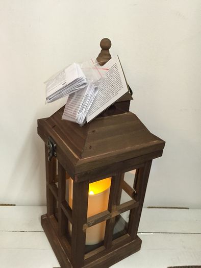 Wooden Lantern Lights