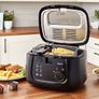 2.5 Litre Deep Fat Fryer with Viewing Window, Adjustable temperature controls, Easy Clean, 1800 W, Black Image 2