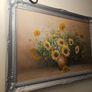 C. Benolt, flowers , original on canvas , signed.. Image 2