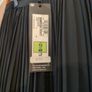 M&S Pleated  Black Skirt With  Lace Sections.   S.12.(40)  B.N.W.T. Image 4