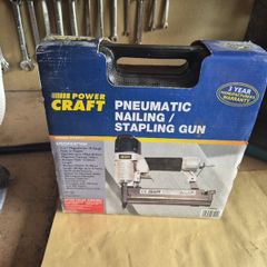 Power Craft Pneumatic Nailer Stapler  Boxed