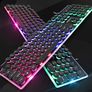 New iMICE AK-800 USB Wired LED Backlit Suspended Round Cap Gaming Keyboard. Image 4