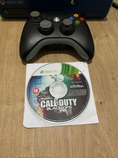 Rare Xbox 360 E Console 500Gb Call of Duty Special Edition Blue + 15 Games