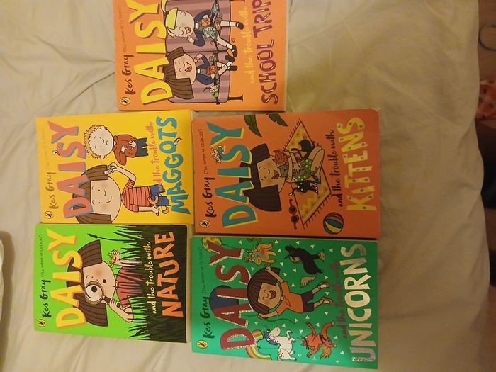 Bunny vs Monkey, dog man, investigators and dayse books