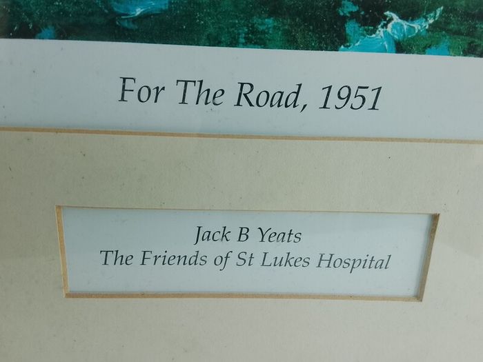 Jack B Yeats, For The Road, Limited edition,Print of Painting, 1951