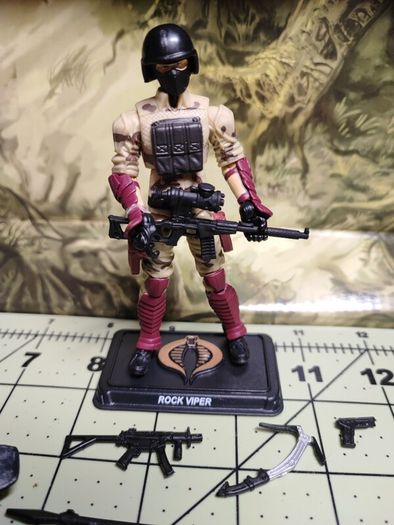 Gi Joe 50th Anniversary Cobra Rock Viper