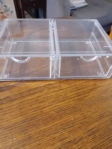 Acrylic makeup sorage box