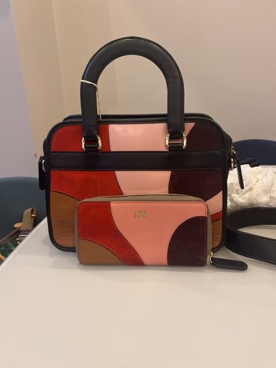 Orla Kiely Matching Lava Bag and Wallet