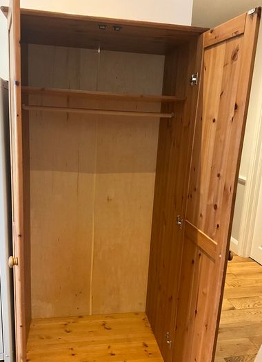 Pine Wardrobe - double door
