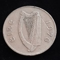 Ireland - 1976 - 10 Pence - ERROR - Salmon - KM.23 - [290]