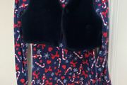 Girls Christmas Dress with Fur Gilet: 6-7yrs