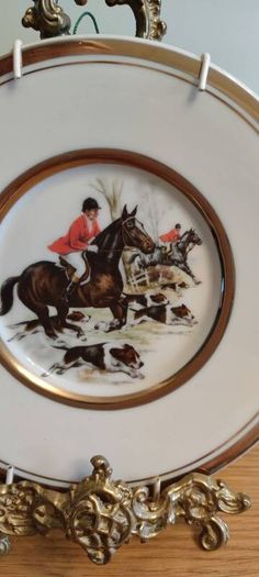 decorative hunter plate