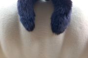 Fox Fur Collar Black (Genuine Fur) Excellent Condition