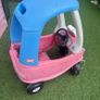 Little Tikes House and Car pink Image 4