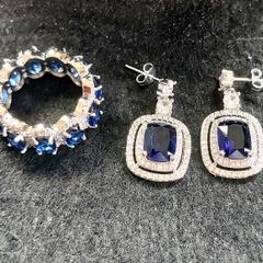 Beautiful set earrings and ring