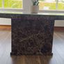 marble dining table with 6 chairs Image 2