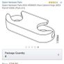 110364 better then ORIGINAL IKEA Hinge X 2 for STALL HEMNES shoe cabinet with screws Image 3