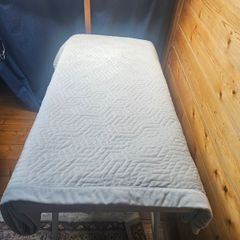 Grey velvet kingsize bedspread / throw