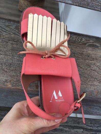 Red sandals