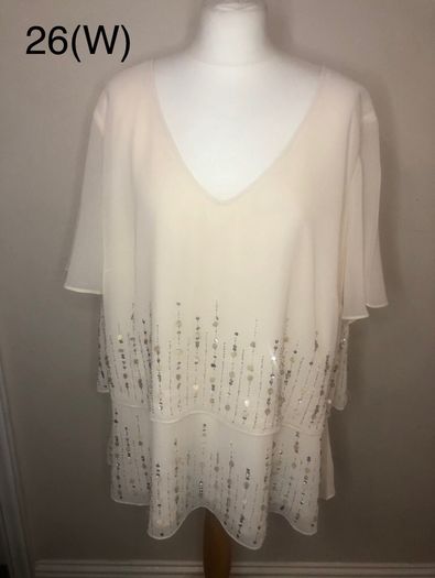 Joanna Hope cream blouse (size 26)