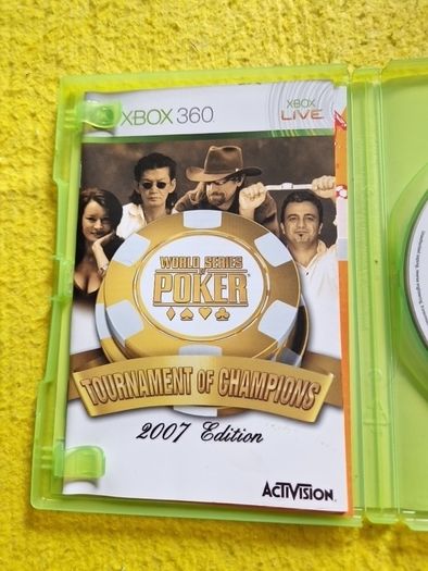 World Series of Poker Tourment of Champions 2007  Xbox 360 Games Original