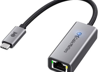 Cable Matters USB C to 5Gb Ethernet Adapter, 5 Gigabit Ethernet to USB C - Boxed! [2 Available]