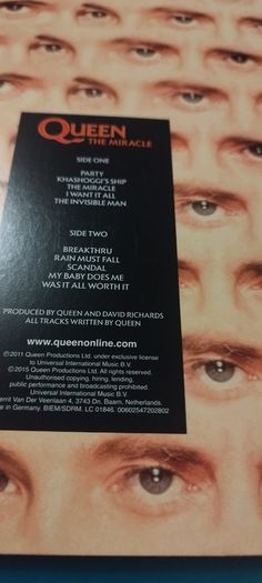 Queen  The Miracle coloured vinyl