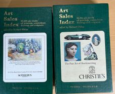2 x 1988-89 Art Sales Index Books | Edited by Richard Hislop | Reference Set