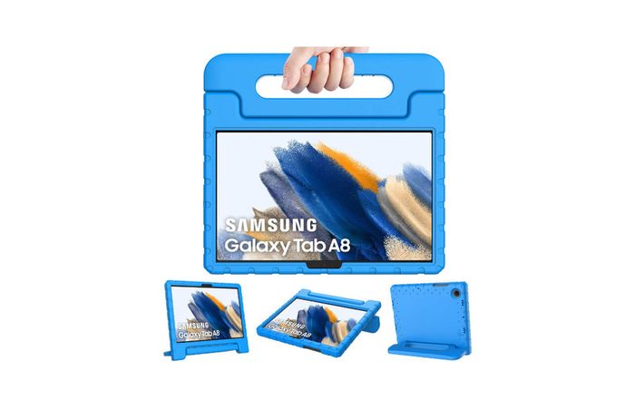 For Samsung Galaxy Tab A8 10.5 2021 Case Kids Shockproof Tablet Smart Cover EVA New Blue - FHT12SMTK1