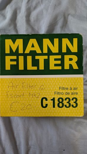Ford Escort Mk2 Air Filter C1833