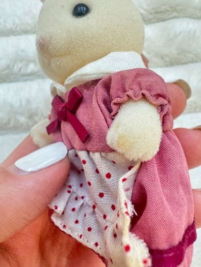 Sylvanian Families Chocolate Mother Figure Vintage 1985 Epoh approx. 9 cm. Dirty Used Please see photos