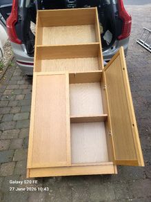 Billy bookcase with add piece on top. FREE