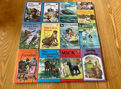 Vintage Set of 12 Ladybird Books