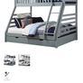 Triple Bunk bed with mattress Image 3
