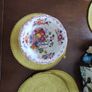 Antique Decor- Vintage Masons Pedestal Bowl Image 7