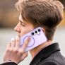 For Samsung Galaxy S25/ S24 Skin-Feel Magnetic Magsafe Case Purple Image 3