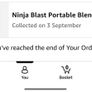 Once Used Ninja Portable blender (Best Sellar Image 5