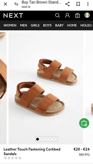 Sandals boys leather