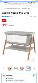 Babylo Bedside Crib/Cot