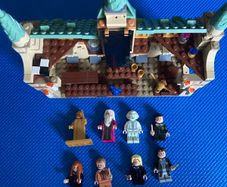 Part of Lego Magical 20th-anniversary Harry Potter 76389 collectible figures